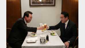 尹-기시다 만찬 메뉴는 숯불 불고기와 청주…‘두차례 만찬’ 가능성
