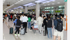 제주 기상악화로 수학여행단 33개교 등 2만명 발 묶여