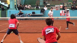 일본 vs 말레이시아, 동아일보기 소프트테니스 후끈 