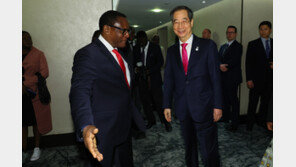 한 총리, 아프리카 3개국 정상급 면담…“함께 멀리 나아가자”