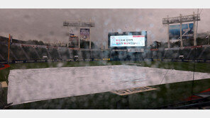 프로야구 잠실·대전·창원 경기, 우천 취소