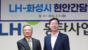 정명근 화성시장 “메가시티 도약에 LH 힘 보태달라”