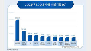 500대 기업, 1년간 42곳 교체…기아, 삼성전자·현대차 이어 3위