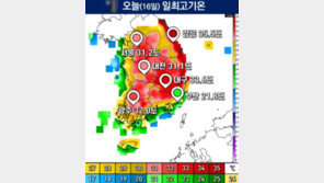 강릉 35도, 대구 33도 서울 31도…올 들어 가장 더워