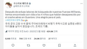 비행기 추락 2주만에 어린이 4명 발견…정글서 과일 먹으며 생존