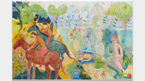 아들이 기획한 엄마의 첫 개인전… 푸근한 일러스트 눈길