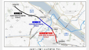 “개화~김포공항 버스 빨라진다”…26일 버스전용차로 개통