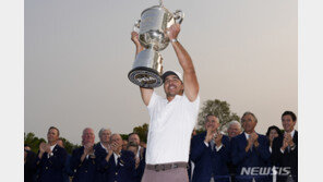 ‘PGA 챔피언십 우승’ 켑카, 세계랭킹 13위로…셰플러 1위