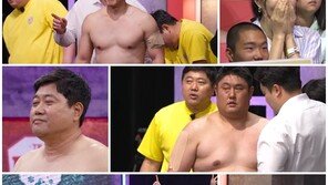 홍성흔, 혼신의 힘 다한 씨름 경기에 아내 김정임 ‘눈물’