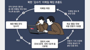 北김수키 “외교-안보 조언 부탁”… 악성메일로 前장차관 3명 해킹