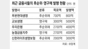 자본확충 서두르는 금융사들, 영구채-후순위채 발행 봇물