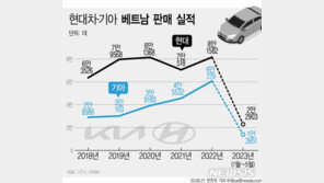 도요타 제친 현대차, 베트남서 판매 1위 ‘탈환’