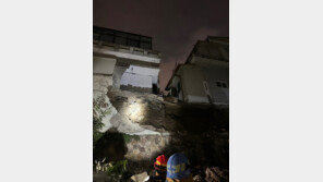 한밤에 대구 달서구 빌라 담벼락 붕괴…주민 29명 대피