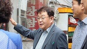 박성효 소진공 이사장, 장마철 전통시장 안전 점검 나서