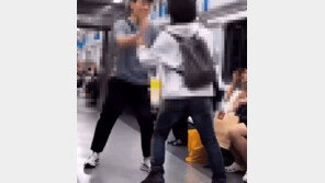 “용감한 시민상 줘라”…4호선 주폭 ‘로킥 8대’로 꿇어앉힌 남성