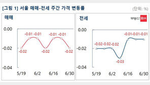 서울 아파트 매매가 ‘보합’…강남-비강남 격차 더 벌어질 듯