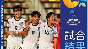 일본, U17 아시안컵 준결승서 이란 완파…한국, 결승 진출 시 ‘한일전’