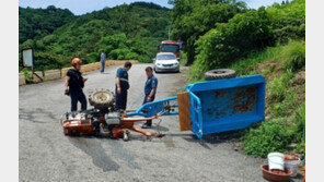농로 오르막길서 경운기 ‘전복’…2명 사망·2명 부상
