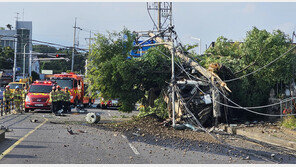 ‘4명 사상’ 제주 트럭사고 내리막길 구간서 또 충돌사고…70대 운전자 숨져