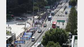 민주노총 7월 총파업 시작…5000명 서울 도심서 행진