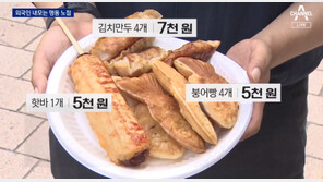 “붕어빵 4개 5000원” 명동 노점 바가지…외국인도 외면