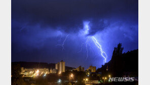 6월 한달 낙뢰 2만1596번 내리쳐…10년 평균치 2배