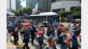 민주노총 ‘청계천 총파업’ 집회 금지에…법원 제동