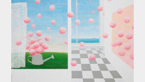 하늘로 띄운 솜사탕 나무… “동심으로 전하는 위안”