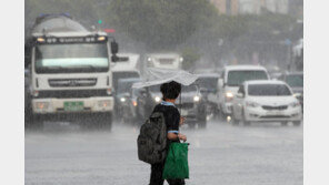 전국 대부분 요란한 장맛비… 돌풍·천둥·번개 동반