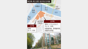 “용적률 300% 제한”vs“360% 가능”… 압구정 재건축 설계 수주전 시끌 