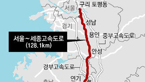 감사원 “文정부때 서울~세종고속道 무리하게 추진 279억 낭비”