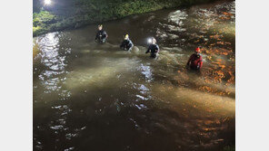 집중호우로 부산 학장천 60대 실종자…낙동강까지 수색 확대