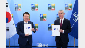 윤 대통령, 나토 정상회의 만찬서 ‘부산엑스포’ 지지 당부