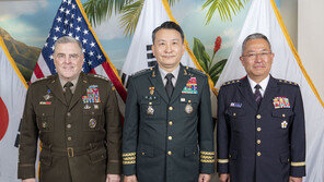 한미일 합참의장 “북 미사일 도발 규탄…3국 협력”