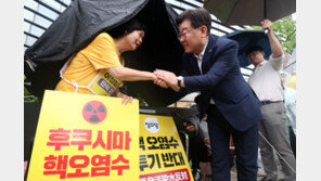 이재명, 일본대사관 앞 단식농성 이정미에 “장기전 위해 그만”