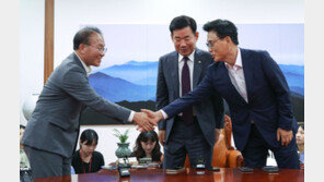 여야 원내대표 회동, 현안 처리 논의…양평 고속도 국조는 얘기안해