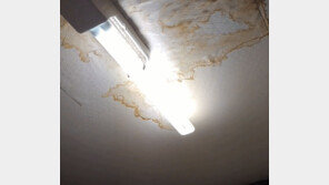 7개월째 천정 흠뻑, 형광등서 물 뚝뚝…위층은 “우리집 아니다”