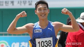 우상혁, 6년 만에 아시아육상선수권 높이뛰기 금메달