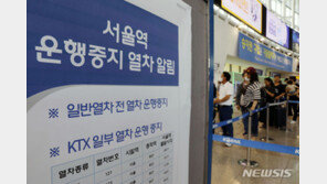 집중호우에 ‘무궁화·새마을·ITX 일반열차’ 16일까지 운행 중지