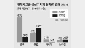 현대차그룹 中-러 공장은 큰 타격… 각각 사드보복-우크라戰 여파 