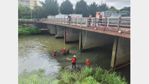 부산 학장천 실종자 수색 일주일째…복개천~낙동강하구 모래섬 집중수색
