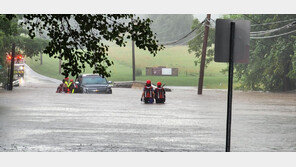 美서도 45분간 180mm 기록적 폭우… “홍수지도 다시 만들어야” 