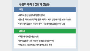 쿠팡-네이버 ‘점유율 30% 선점’ 패권경쟁 뜨겁다 