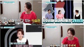 ‘73세’ 이효춘, 허리 26인치 비결 “하루 두 끼 100번 씹어먹어”