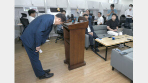 홍준표 난생처음 허리 굽혔지만 與 “없던 일로 하기 어렵다”…중징계 가능성