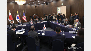 한미일 북핵수석대표 협의…“北 불법 자금줄 차단, 제재 조치 모색”