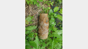 인천 배다리 지하차도 공사현장서 6·25 당시 추정 75㎜포탄 발견