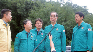 한 총리, 우면산 찾아 “도심 산사태 막을 인프라 확충해야”