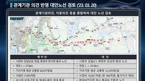 양평고속道 자문위원들 “예타안 대비 대안이 환경·접근성 유리”