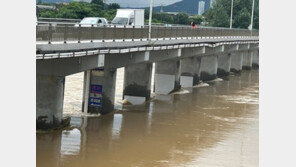 비 소강상태…광주 황룡강 장록교 홍수주의보 해제